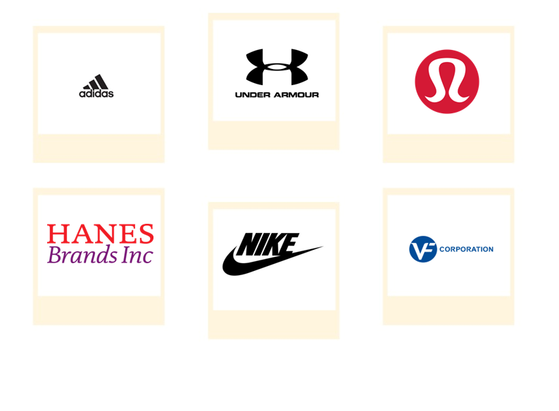 Top 6 Companies in Global Athleisure Market 